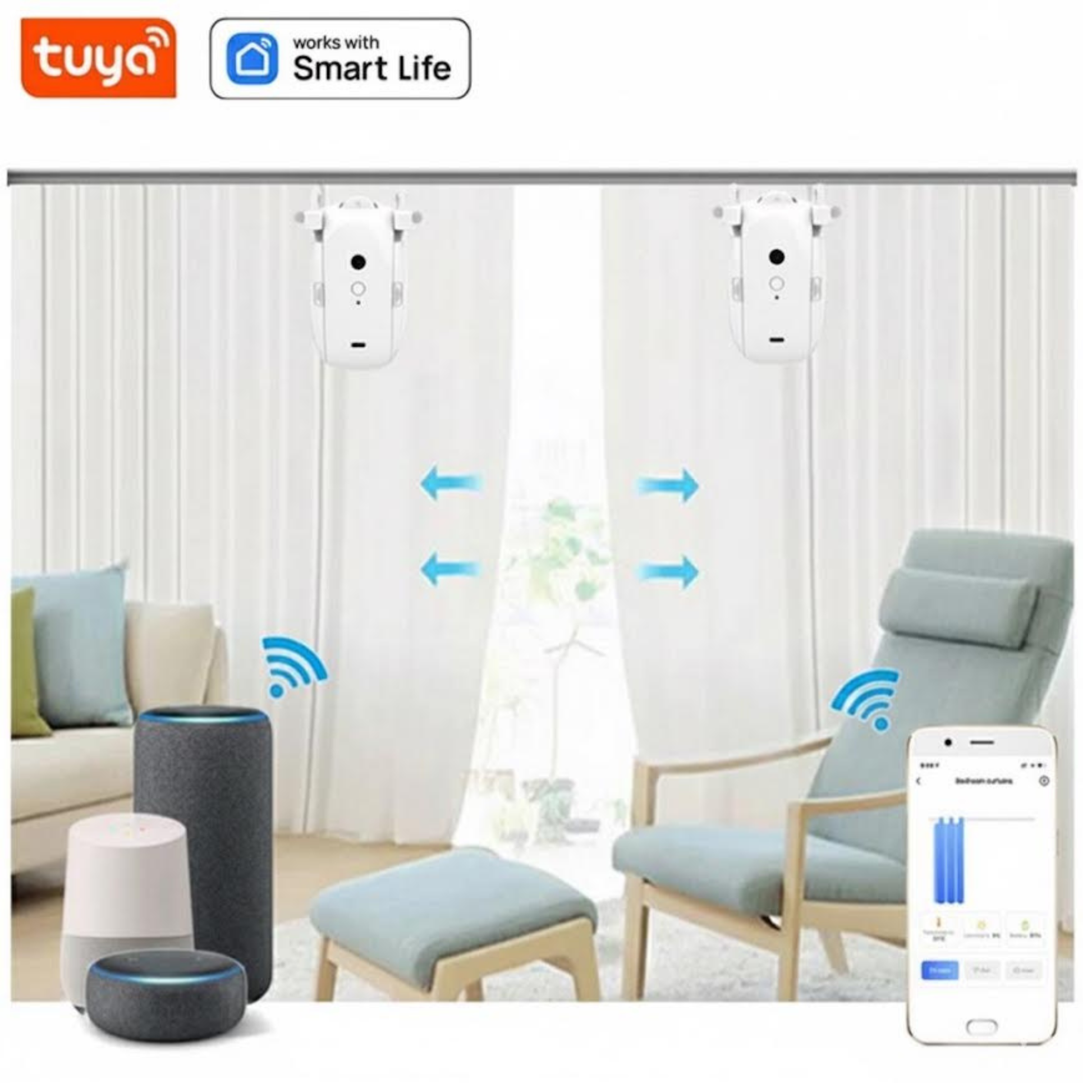 רובוט חכם לוילון