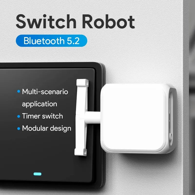 Tuya Wifi Bluetooth Rechargeable 5.2 Smart Switch Fingerbot plus Robot Button Pusher Arm Switch Support Alexa Google Home